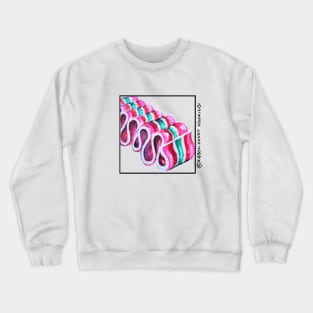 Ribbon Candy Hooking Crewneck Sweatshirt